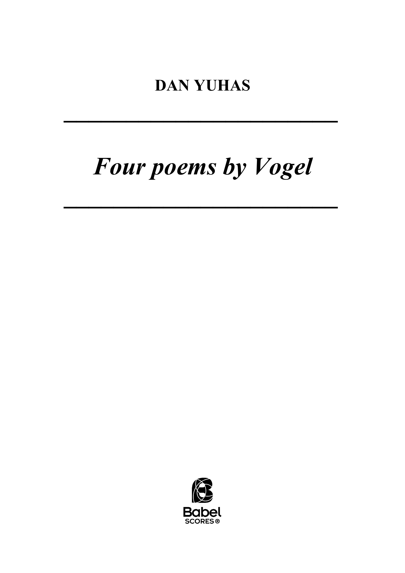 Dan Yuhas Four Poems by Vogel A4 z